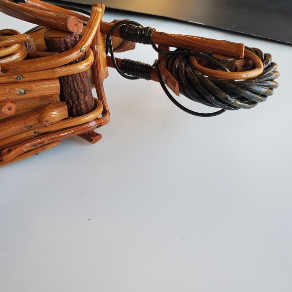 Wooden Motorcycle Model Handmade Chopper Collectible Sculpture Cycle 12" 6" 3" - Picture 5 of 13